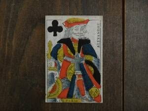 古いフランスのトランプ　絵札12枚セット　西洋カルタ　木版　アンティーク Amazon | 18世紀 フランス 西洋木版カルタ A-ck 1700年代 トランプ